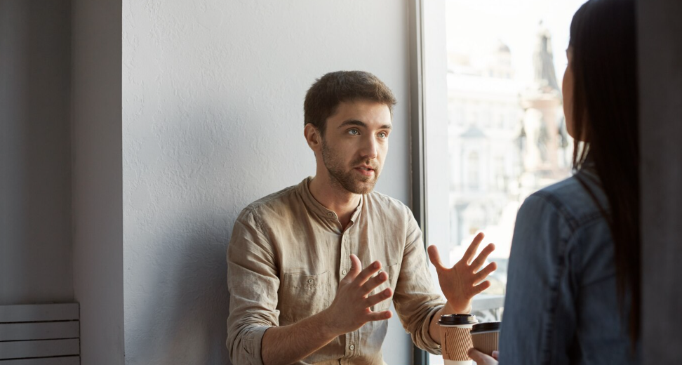 ex partner talking to each other