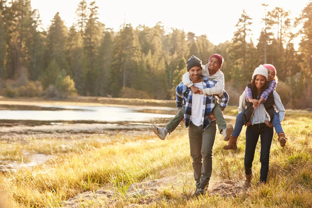 Photo of happy family